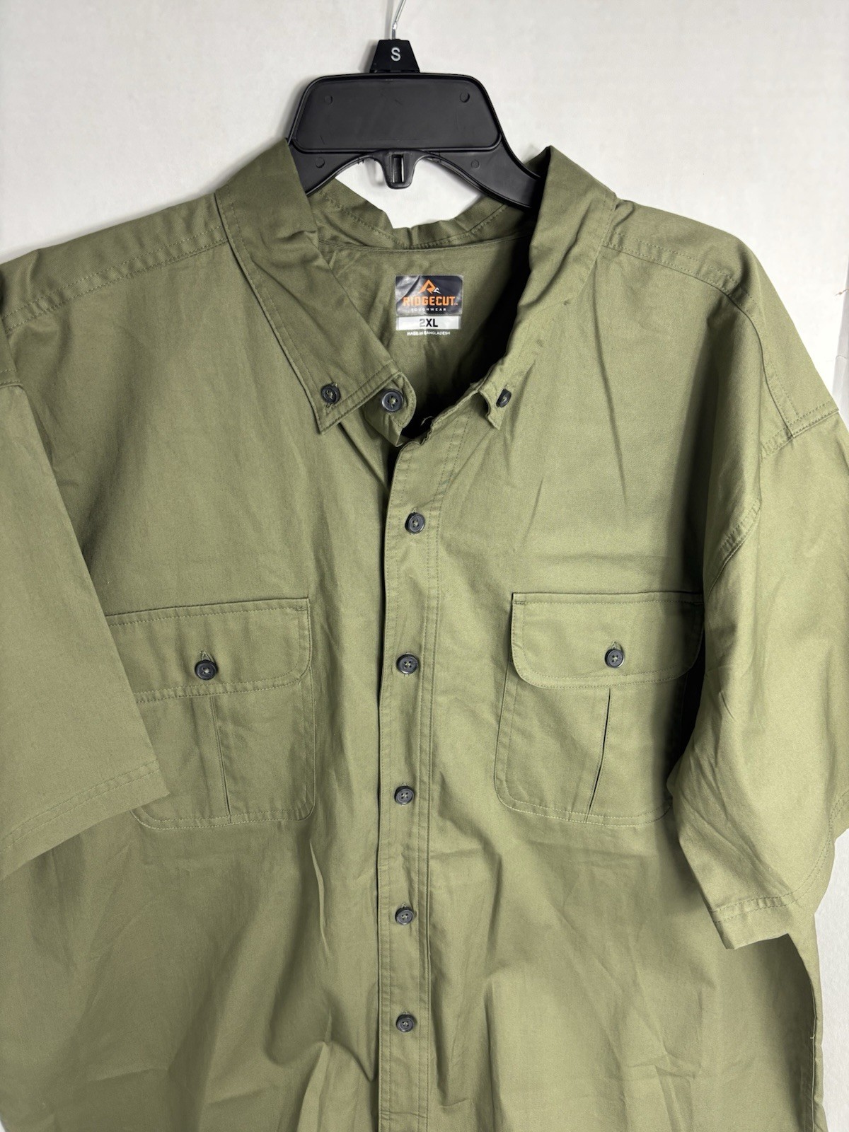Ridgecut Toughwear Men’s 2XL Button Down Shirt Hunting Fishing H436