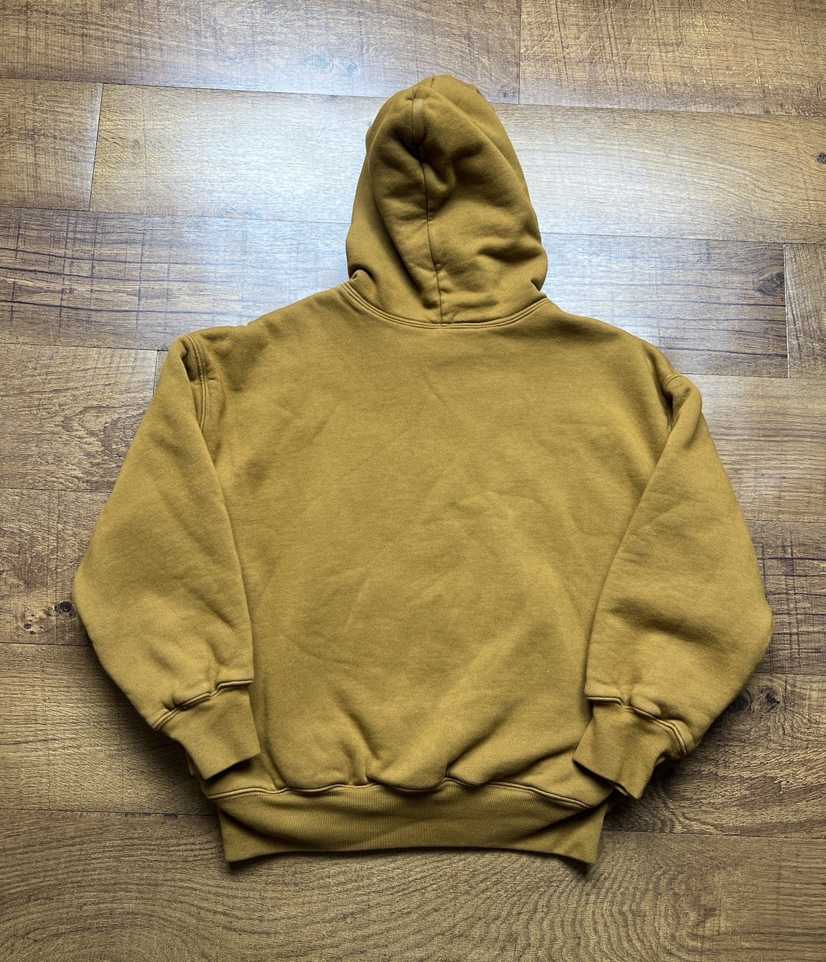 Kanye West Ye Yeezy YZY GAP Perfect Reversible Double Layer Hoodie Brown Large