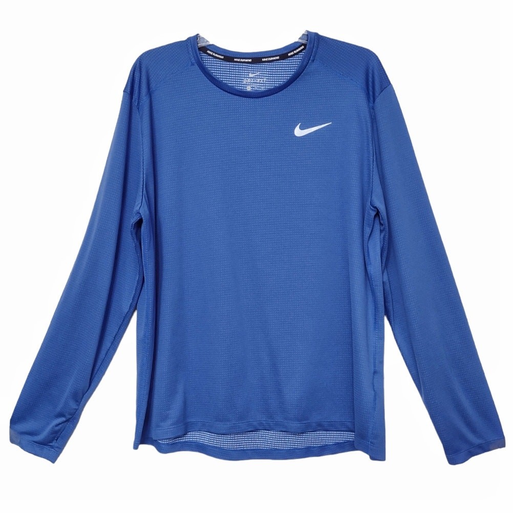 NIKE RUNNING Men’s Long Sleeve Top Size XL Dri Fit Athletic Athleisure Sports