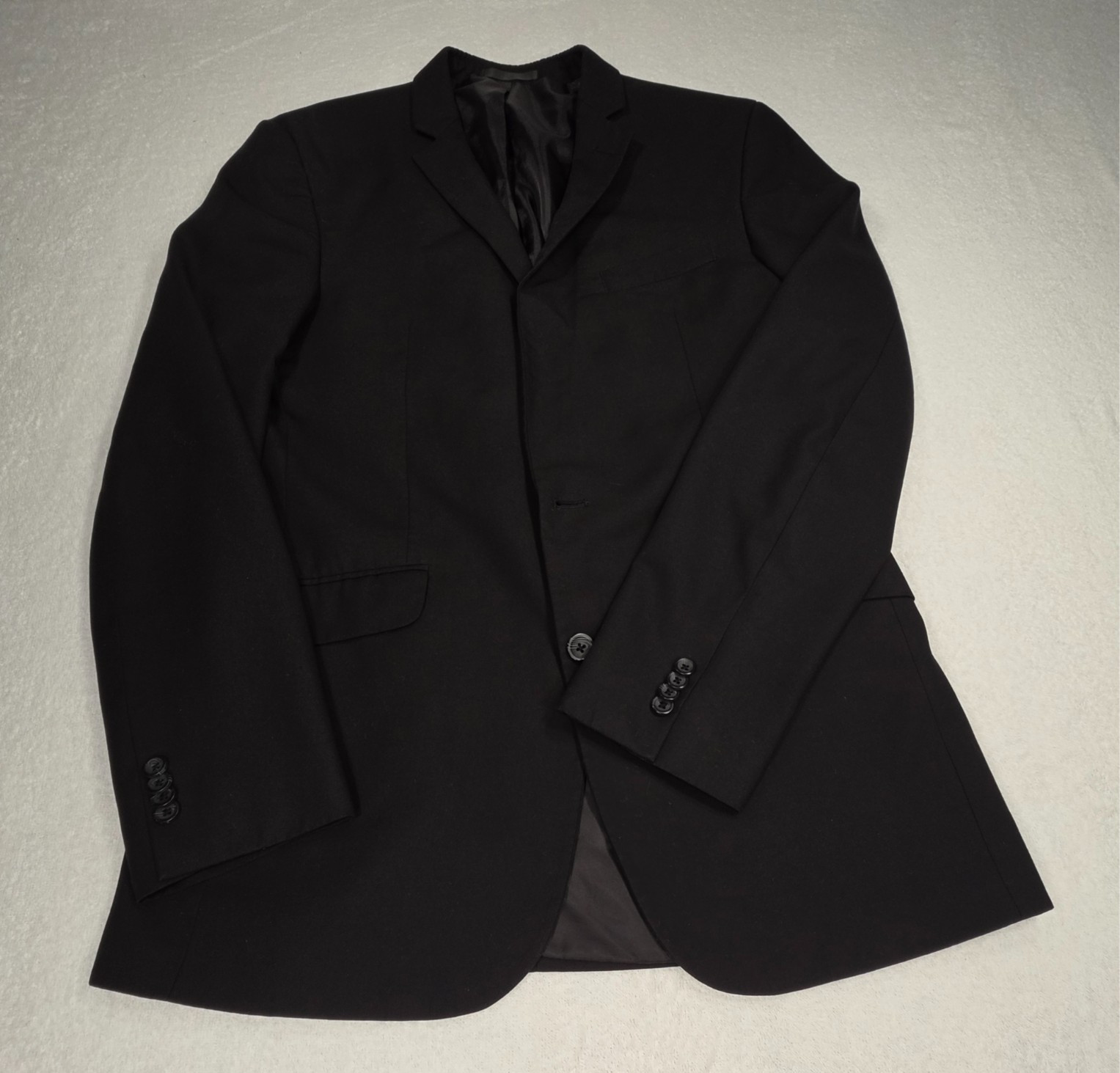 Kenneth Cole Reaction Men’s Black Suit Jacket Blazer – Size 40L