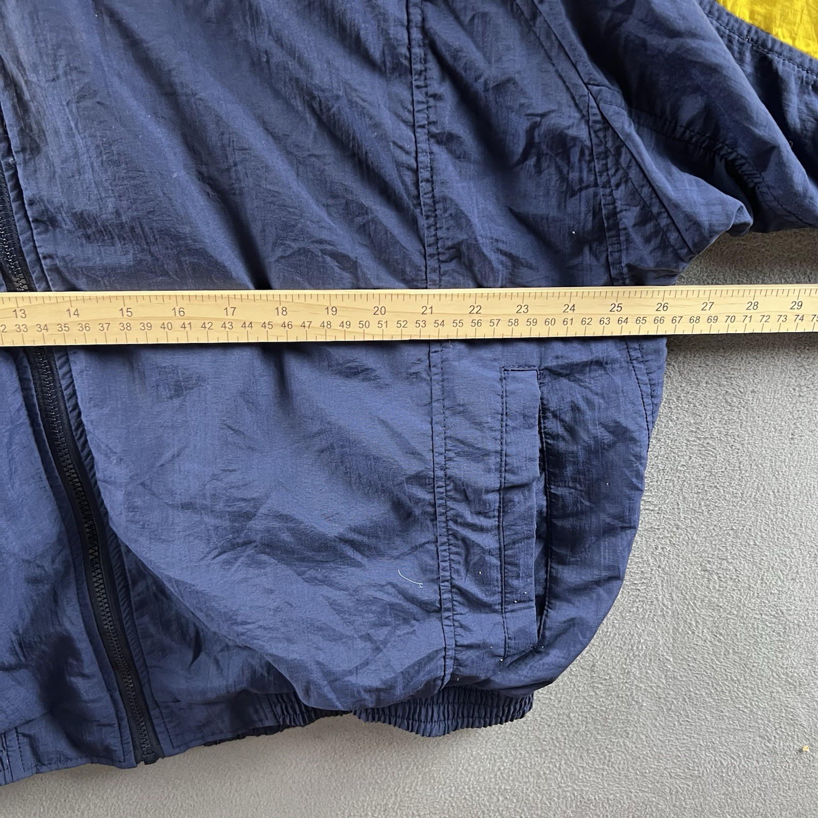 Vintage Nike Team Michigan Wolverines Windbreaker Jacket XL 90s Rowing Warmup