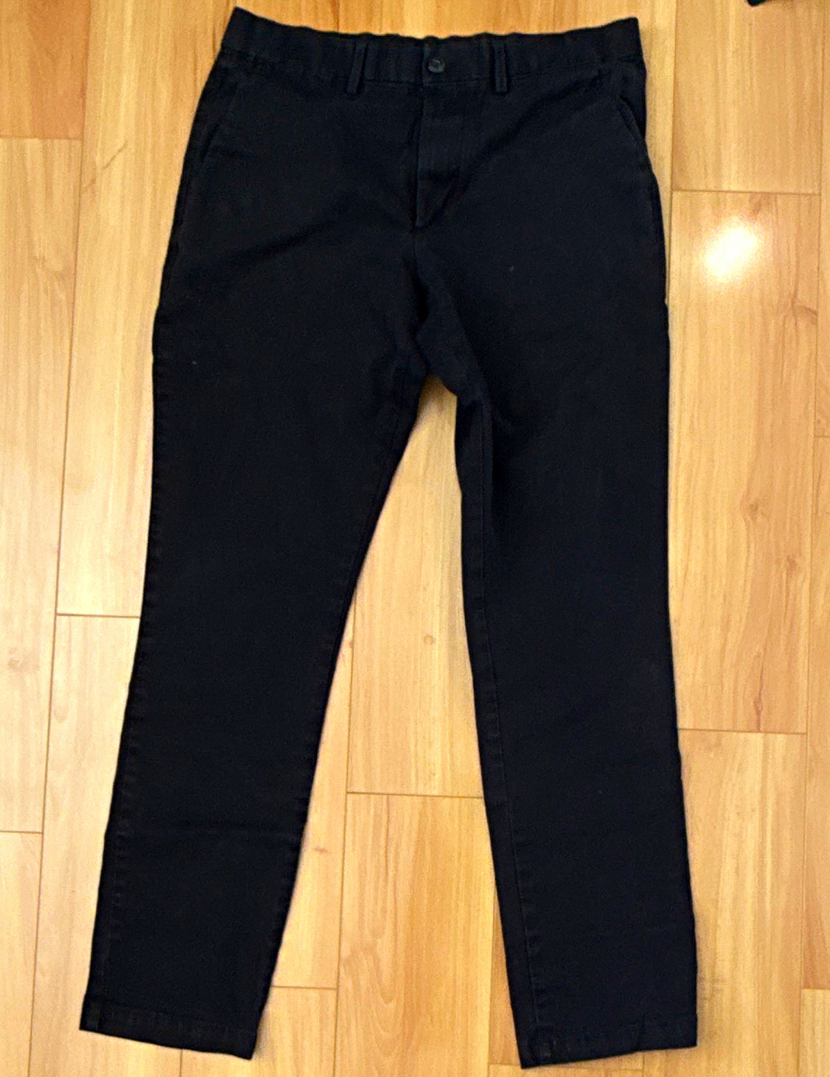 GAP Men’s Slim Fit Tapered Black Cotton Twill Chino Pants Waist 31