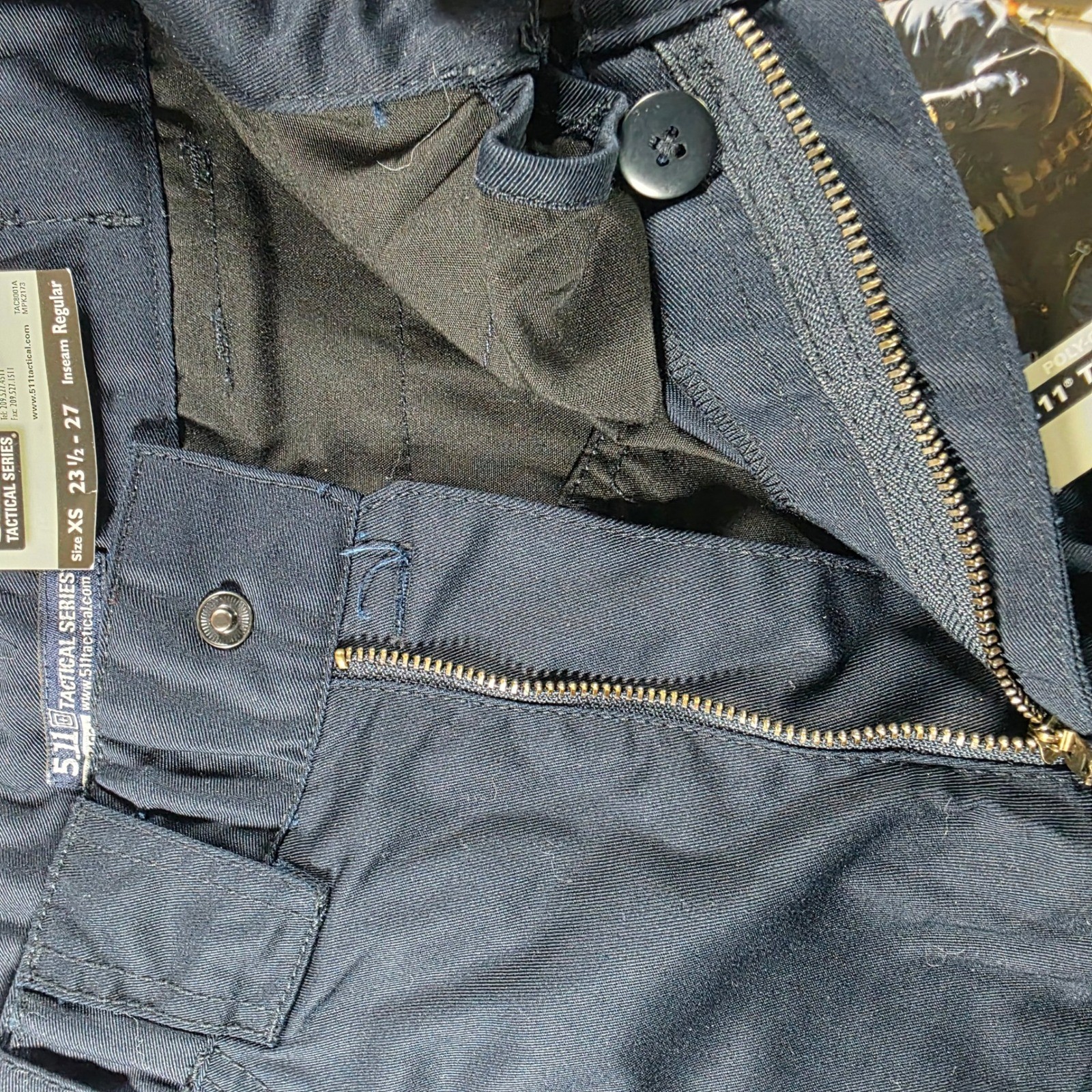 5.11 Tactical TDU Pants Mens XS Regular Dark Navy Blue Poly Cotton Twill 74004