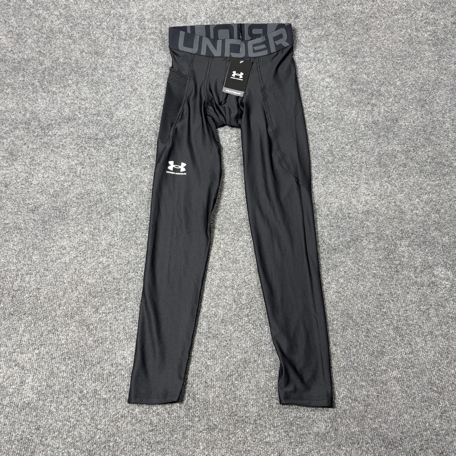 Under Armour Leggings Mens Small Black HeatGear Compression Base Layer 1361586