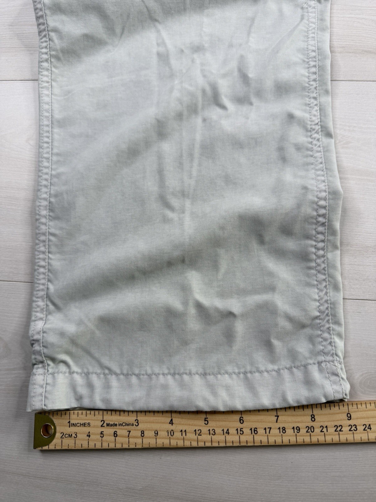 Vtg Gramicci Parachute Pants Gray Elastic Waist Belted Stretch Baggy 90s Y2K L