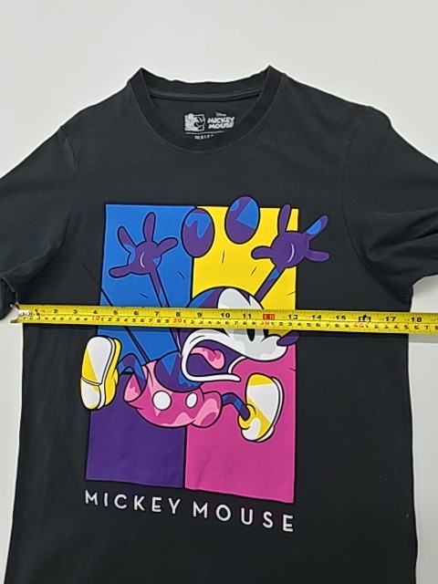 Mickey Mouse Boys T Shirt Black Graphic Size 4 Pullover Shirt