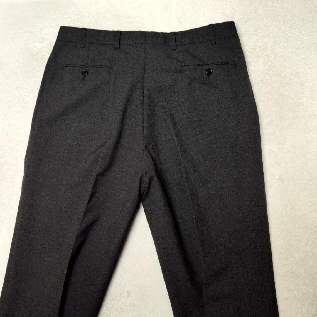 Brooks Brothers Pants Mens 34×32 Gray Wool Tweed Straight Pleated Cuffed Dress