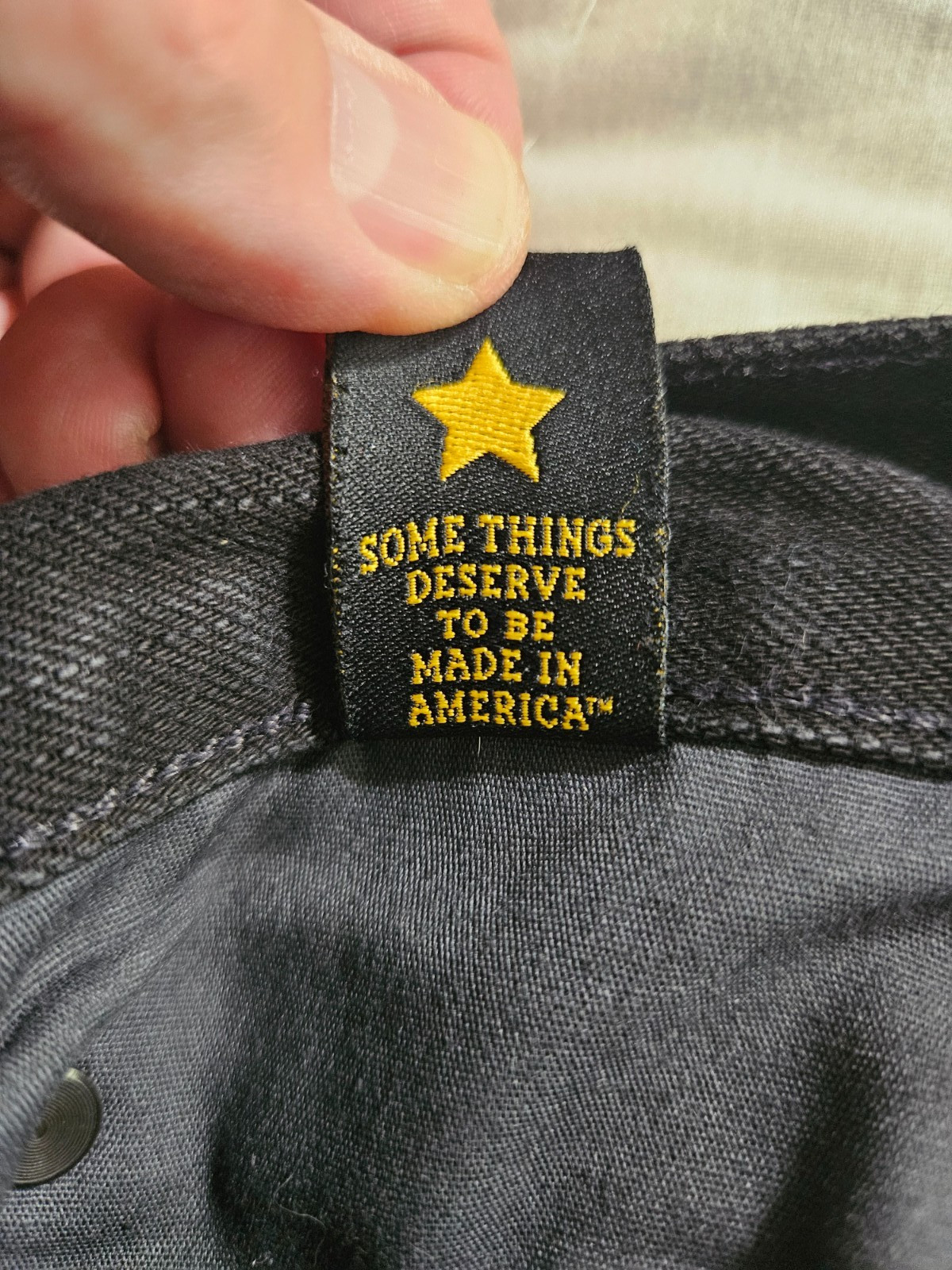 Brave Star Black Selvedge Denim – Made in USA – W32, L34