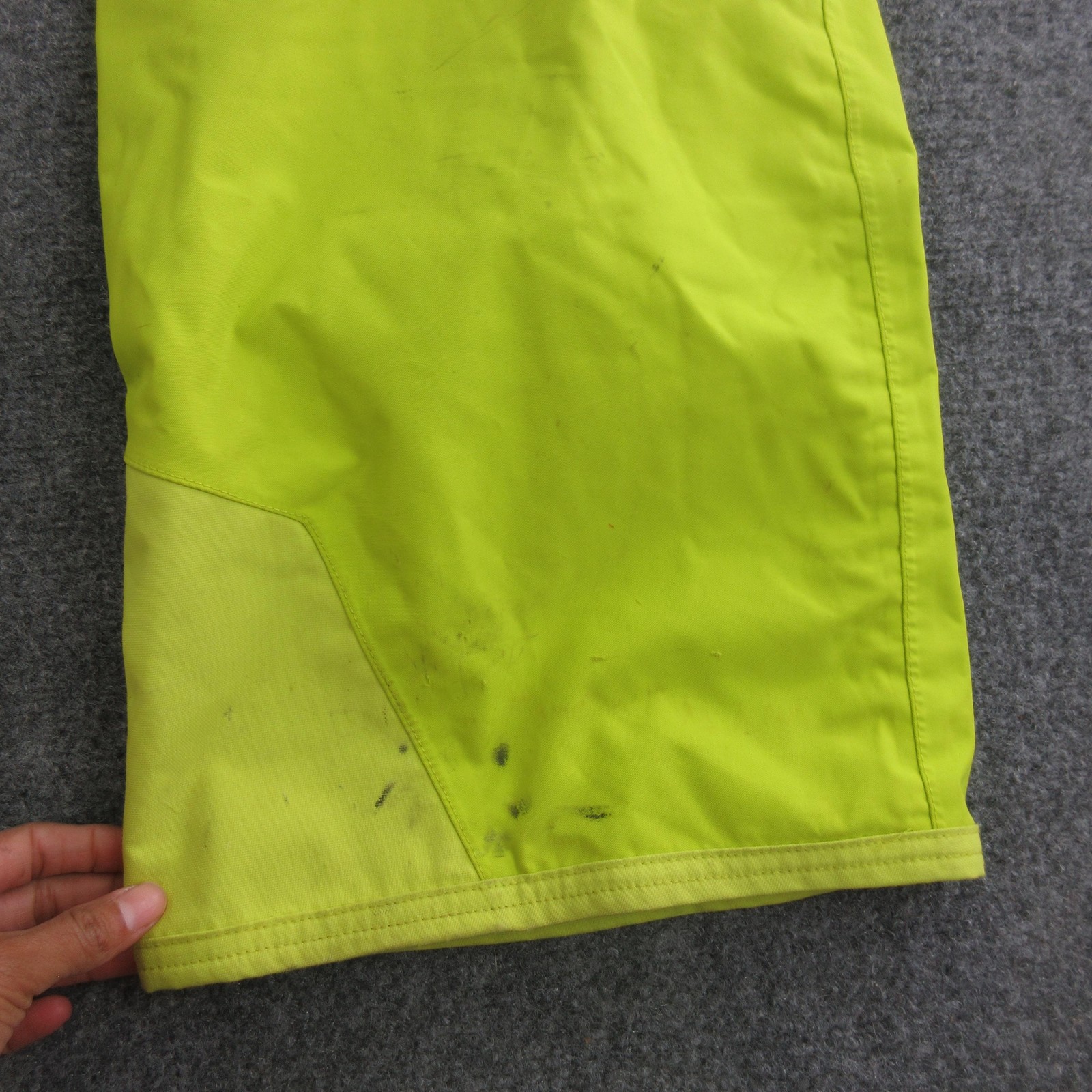 The North Face HyVent Snow Pants Mens Medium 35×31 Neon Green Ski Snowboard