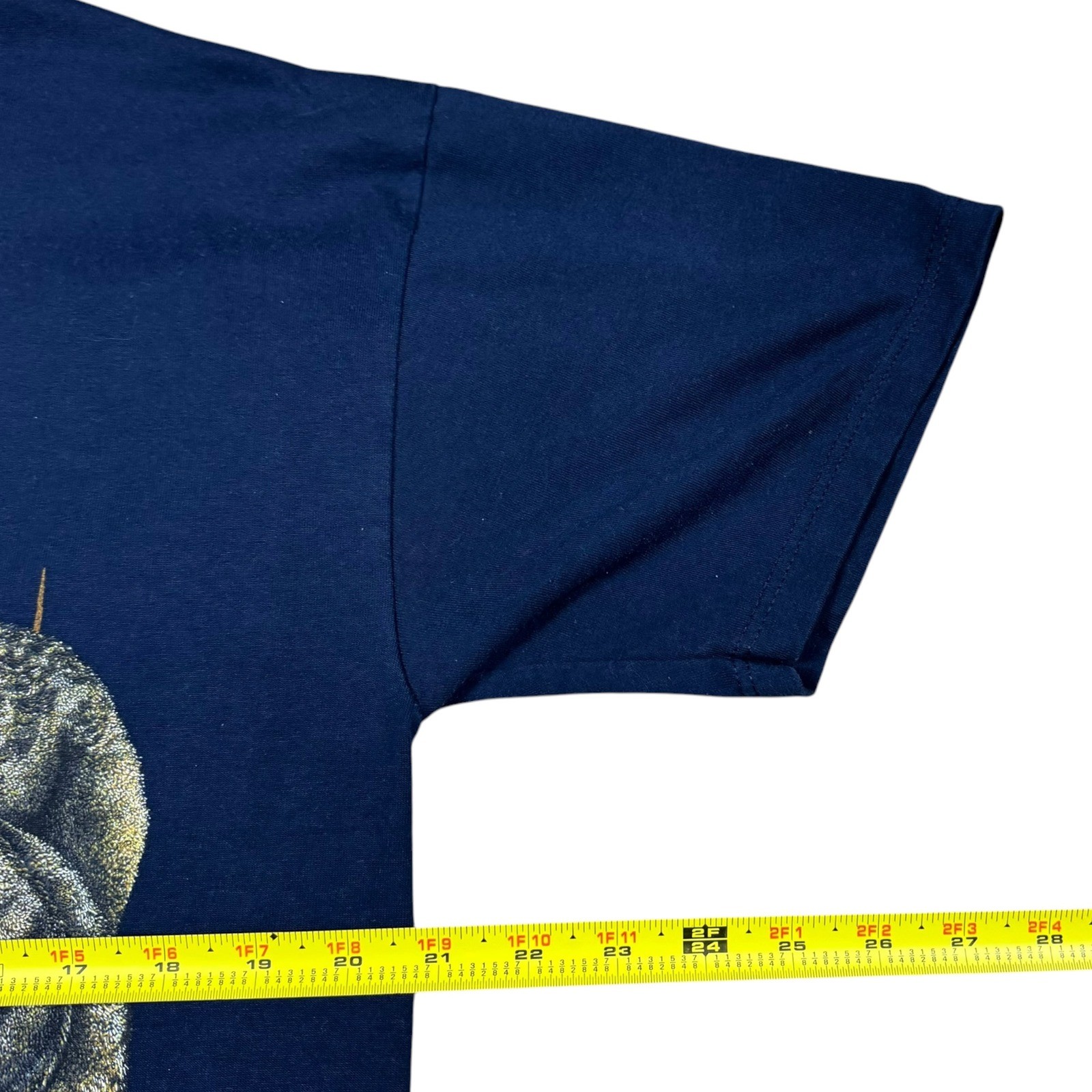Vintage 1996 Grey Wolf Nature Blue Double Stitch Shirt Men’s Large