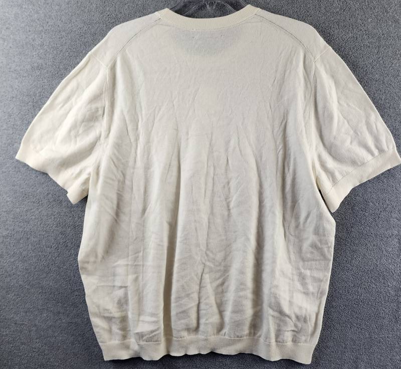The Men’s Store at Bloomingdale’s Cashmere Blend Sweater Tee XL Cannoli Pullover