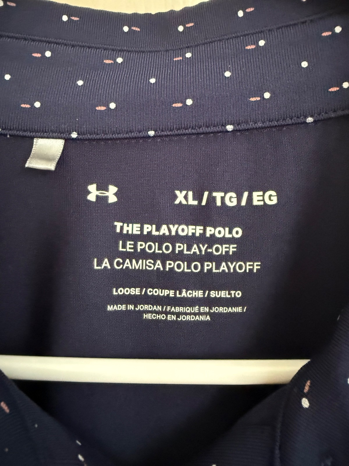 Under Armour Extra Large The play off polo, Navy Blue Excellent Condition