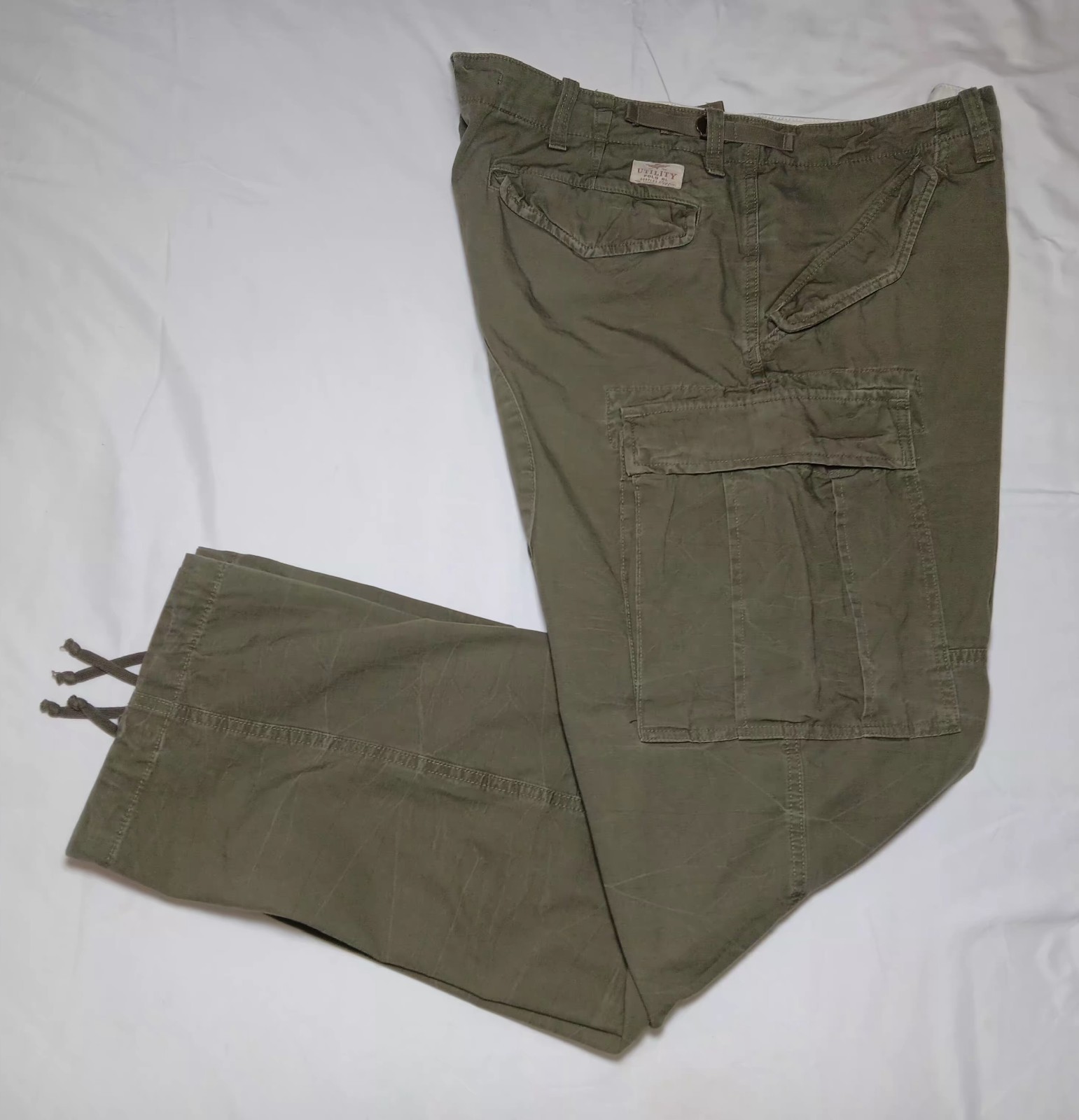 Polo Ralph Lauren Utility Cargo Pants Men (Tag 38×32 See Measurements) VGC
