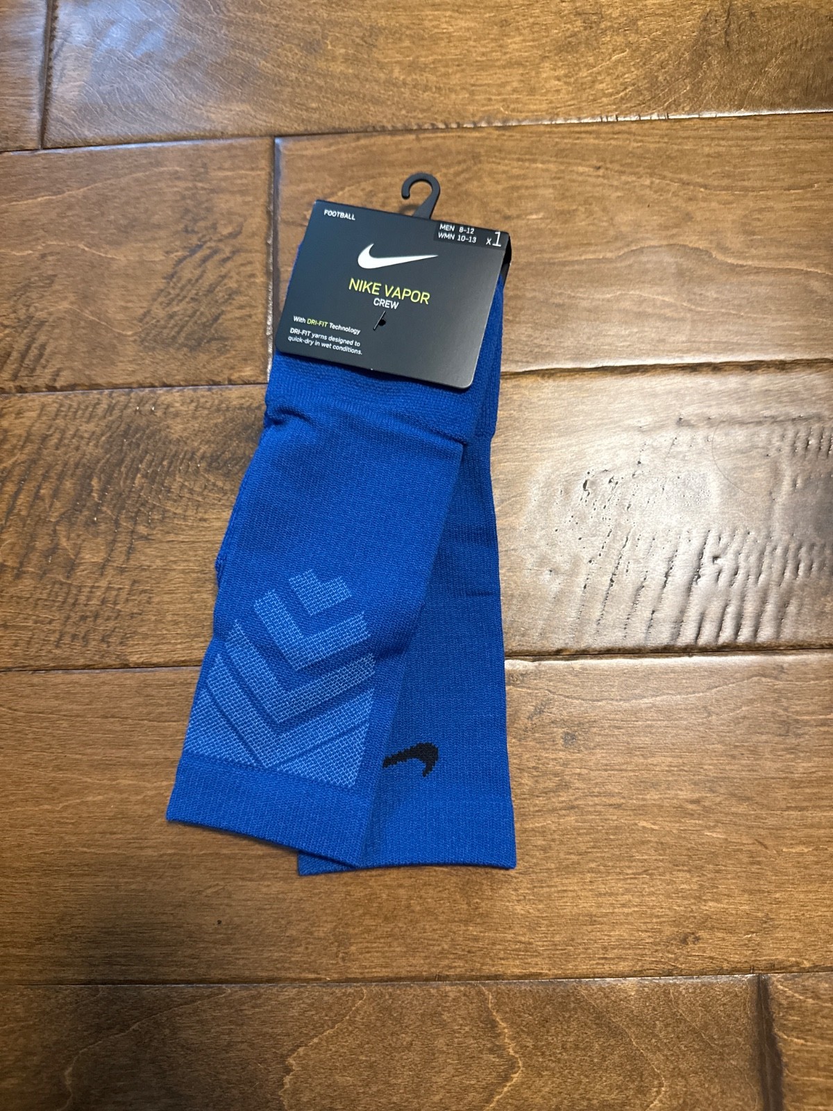 Nike Vapor Crew Socks Mens 8-12 Woman 10 Football Dri-FIT