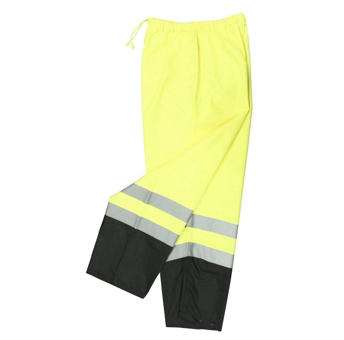 NWT R&R Industries / High-Visibility Class E Waterproof Rain Pants – Size M