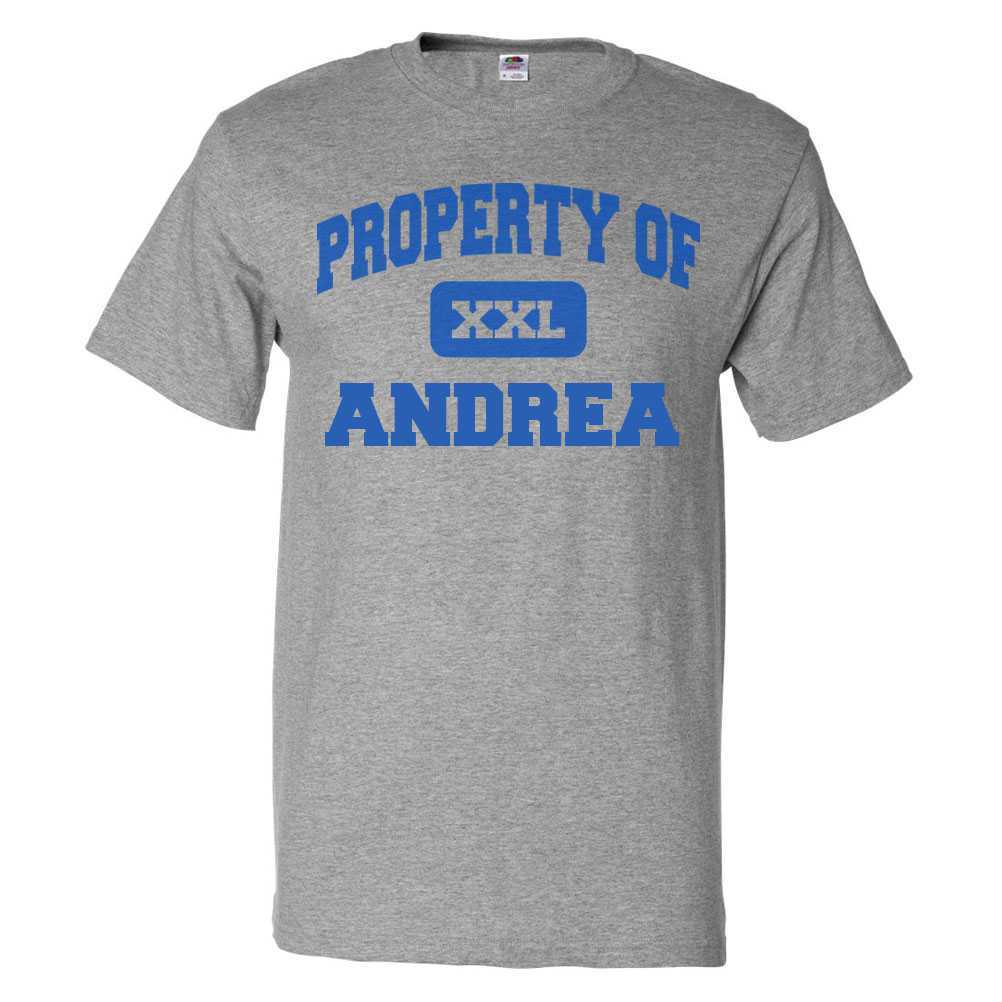 Property of Andrea T shirt Funny Tee
