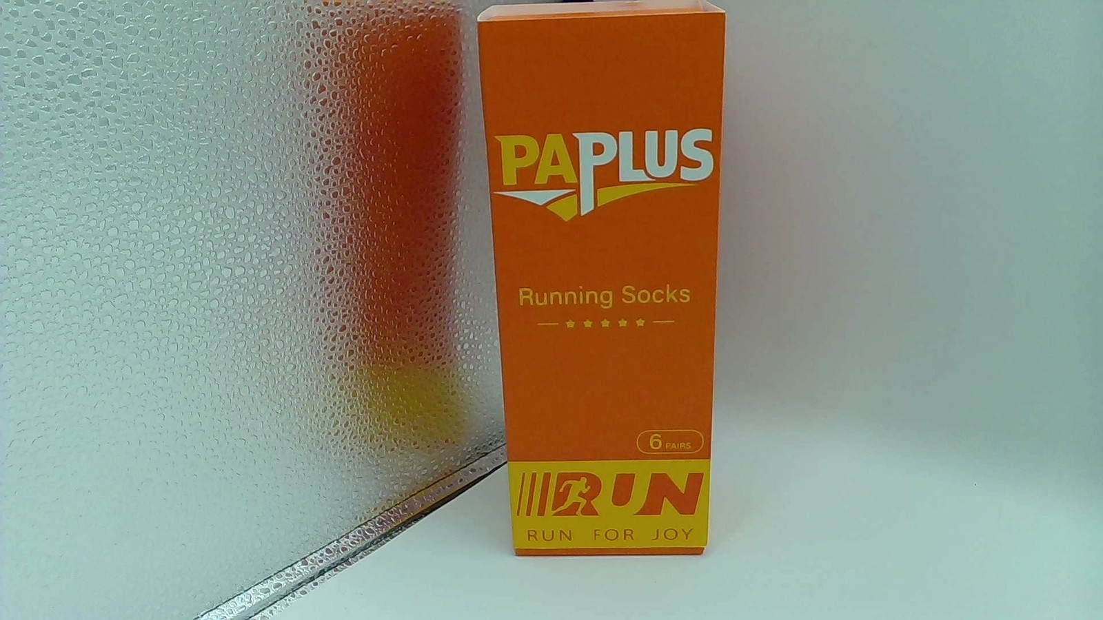 PAPLUS Running Socks For Men Women Low Cut Orange