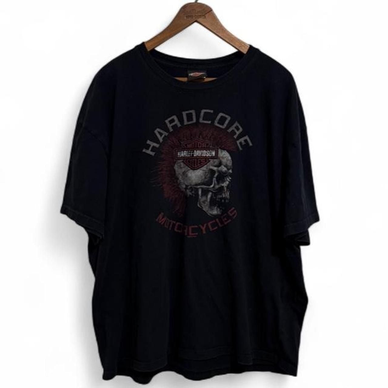 Vintage Harley-Davidson Hardcore Skull Cocoa Beach Graphic T-Shirt