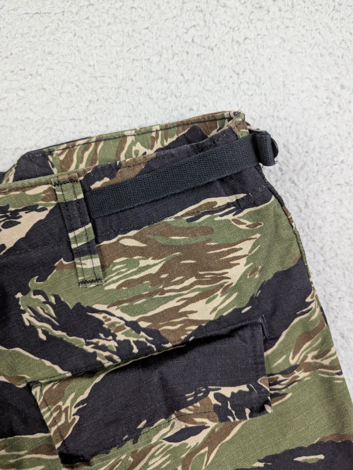Tru Spec Camo Cargo Shorts Tiger Stripe Green Brown Gorp Core Size M (31-35”)