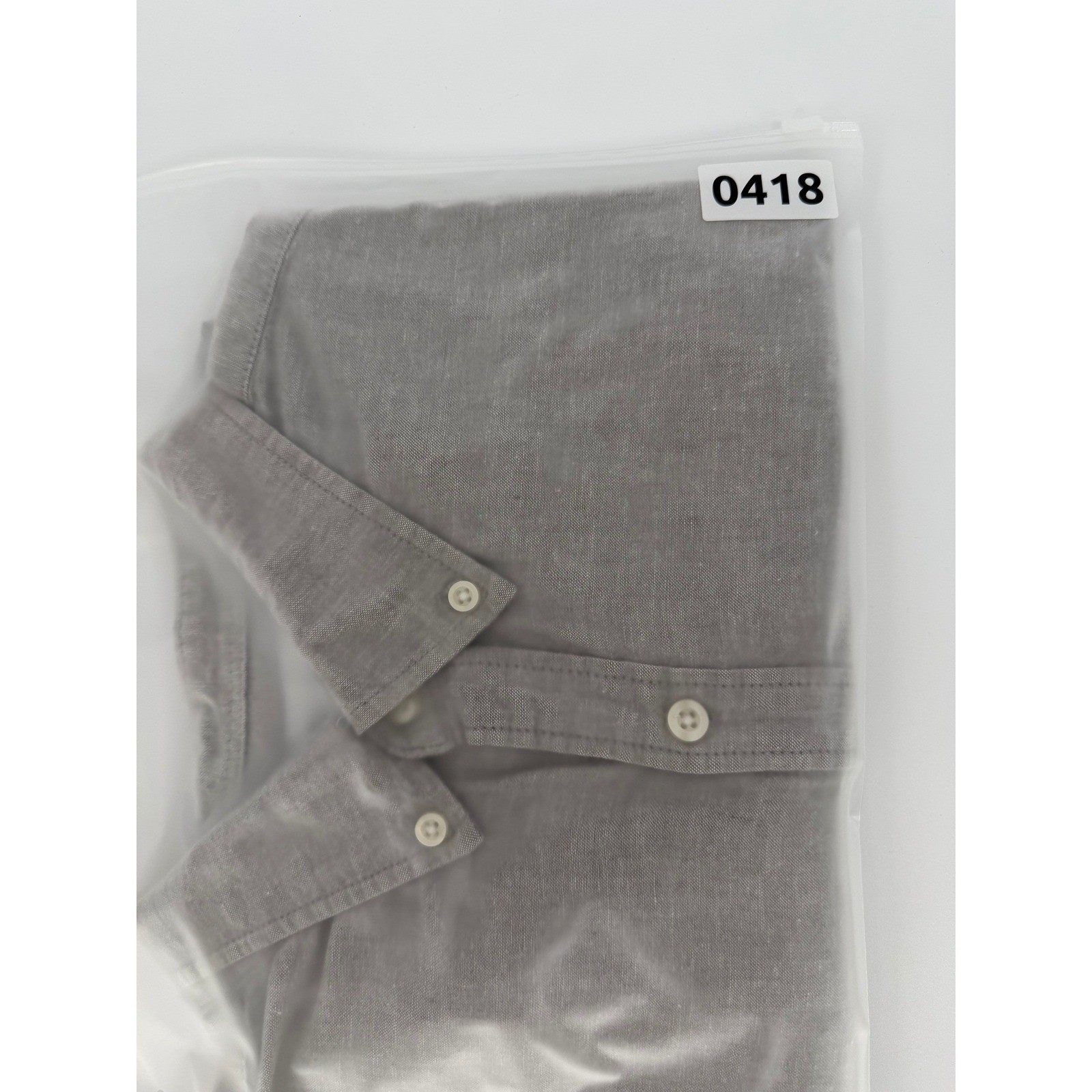 Old Navy Mens XL Relaxed Fit Linen Cotton Short Sleeve Button Down Shirt Gray