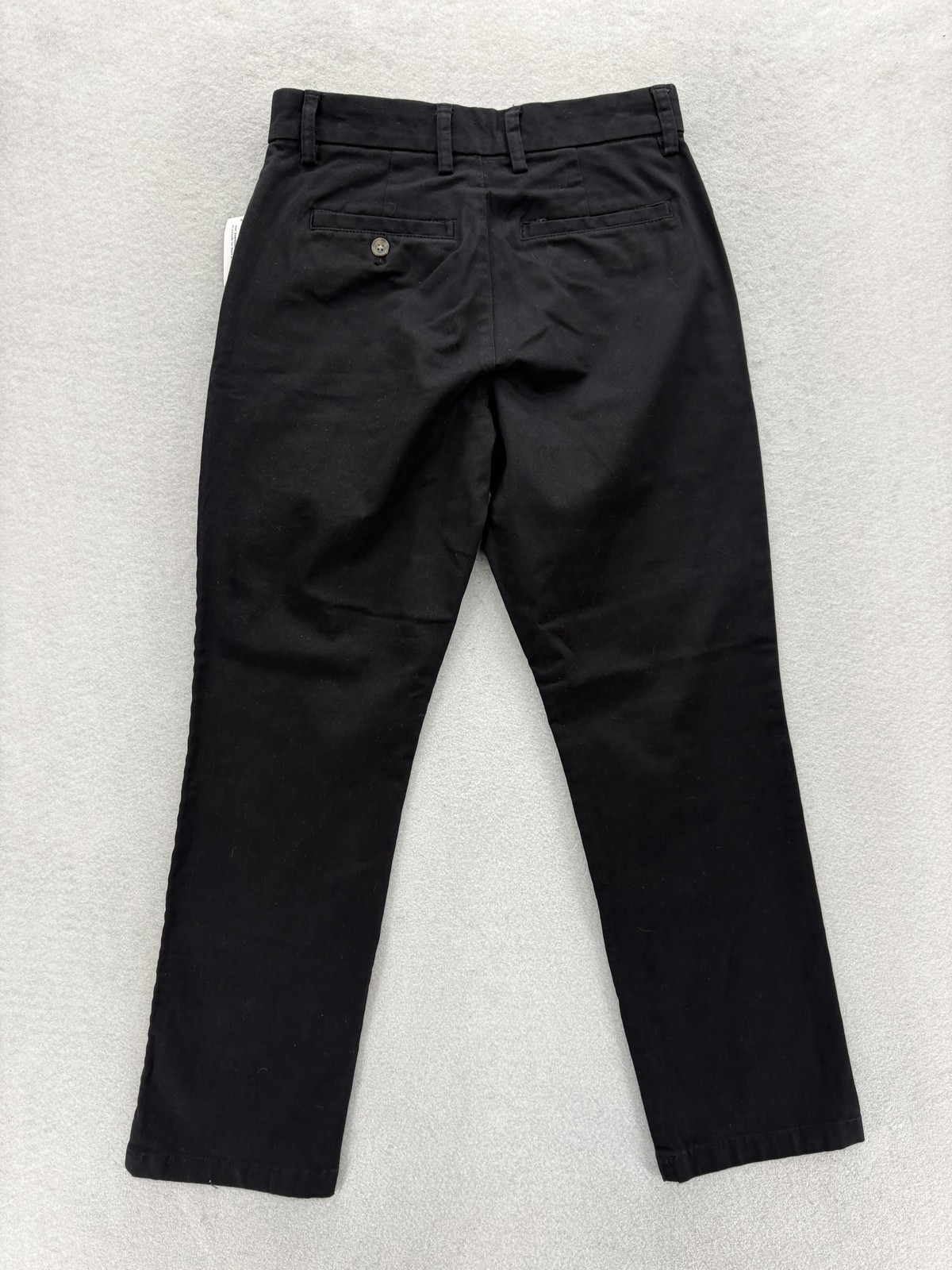Old Navy Built-In Flex Chino Pants Mens 26×28 Black Regular Fit Straight Stretch