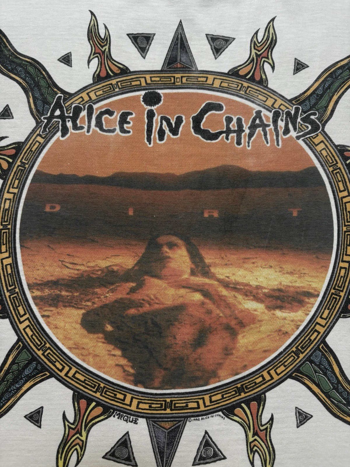 1992 Vintage Alice In Chains Dirt Album T Shirt Original