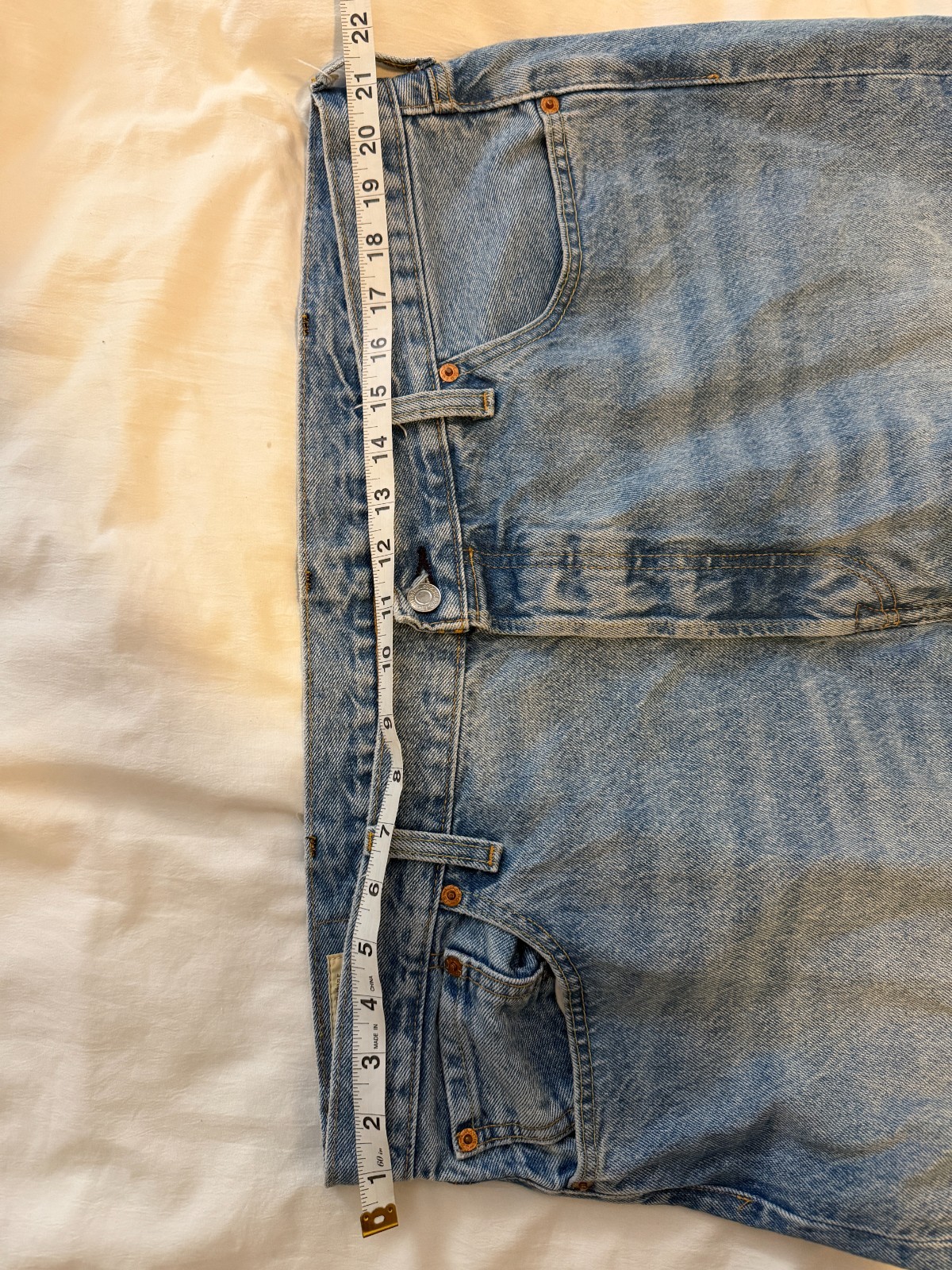 BUNDLE: TWO 42×30 LEVI’S 501 PREMIUM Jeans – Black & Light Wash ; 100% Cotton