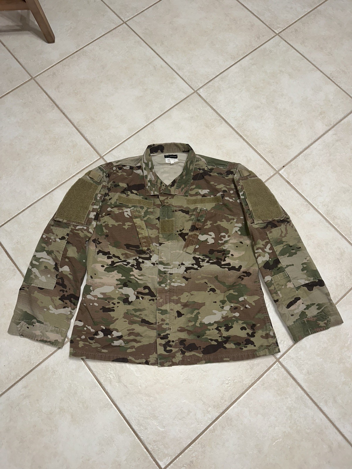 US Army Combat Uniform Jacket Mens Large Regular Multicam Camo Ripstop Military
