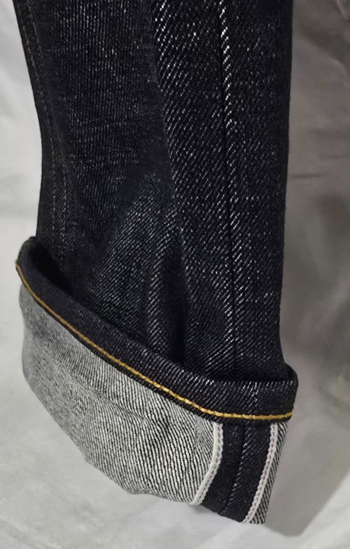 BRAVE STAR Hand Made in USA Selvedge Cone Denim Jeans – Blue – Sz 34*
