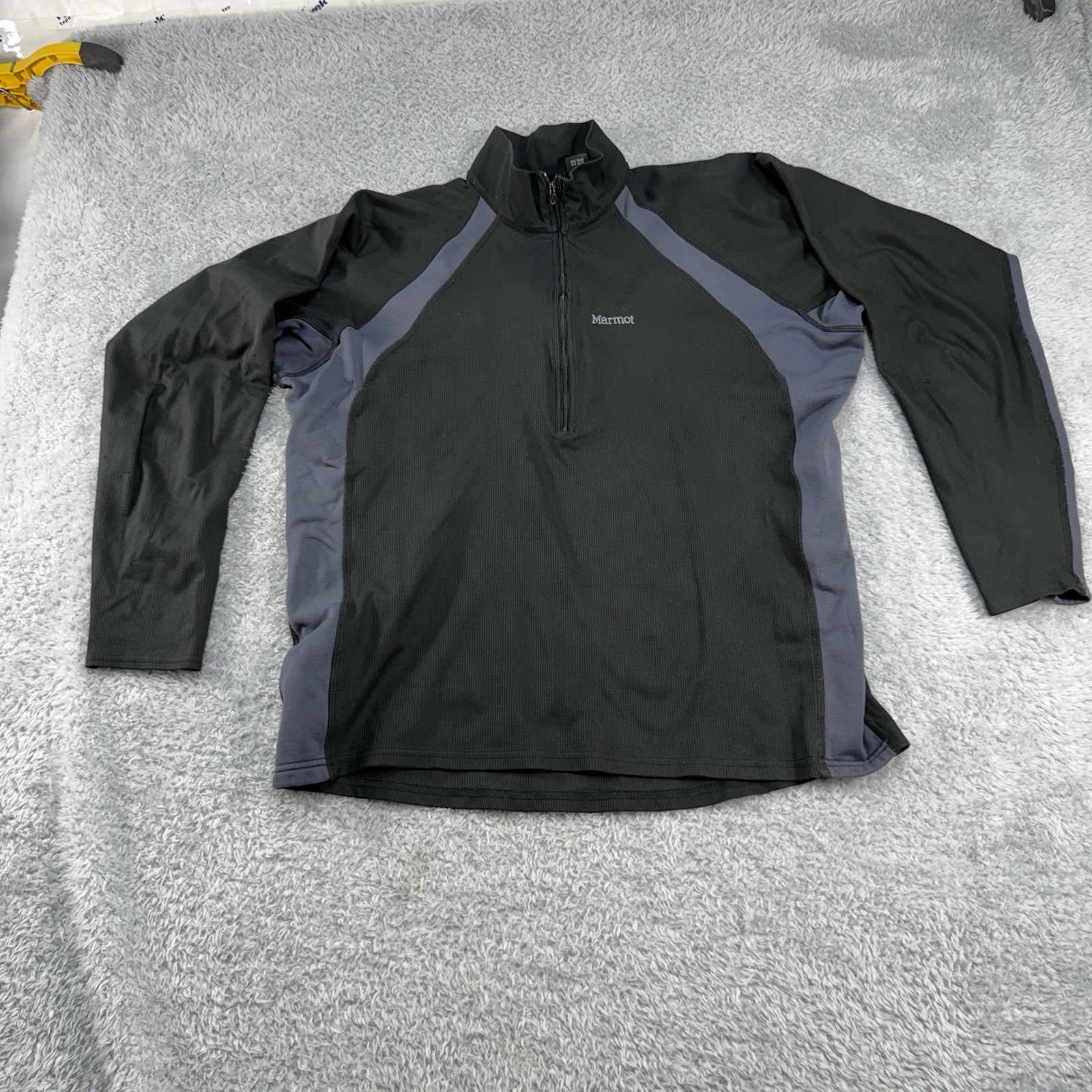Marmot Windstopper N25 Teflon Blend 1/4 Zip Pullover Mens XL Black *READ DESC*