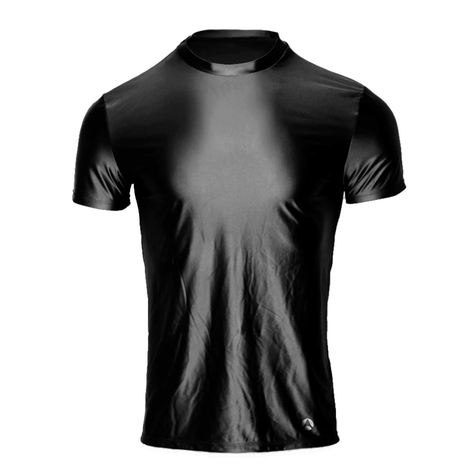 AMORESY Men’s Tops Causal T-shirt Shiny Glossly Shorts Pants Trousers Homewear