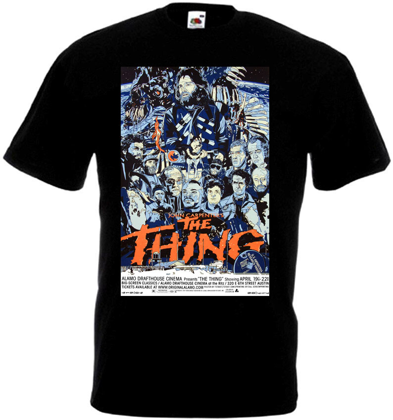 The Thing v83 T-shirt black movie poster horror John Carpenter all sizes S-5XL