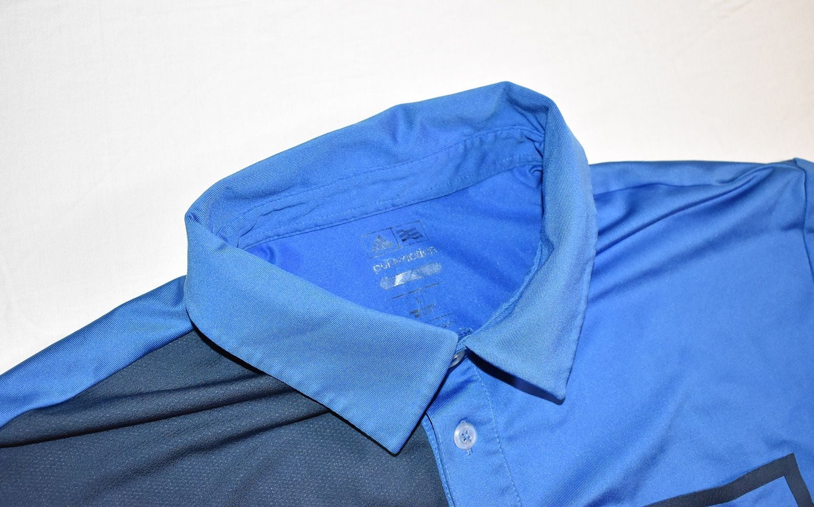 Adidas Puremotion Climacool Color Block Golf Polo Shirt with Chest Pocket (1018)