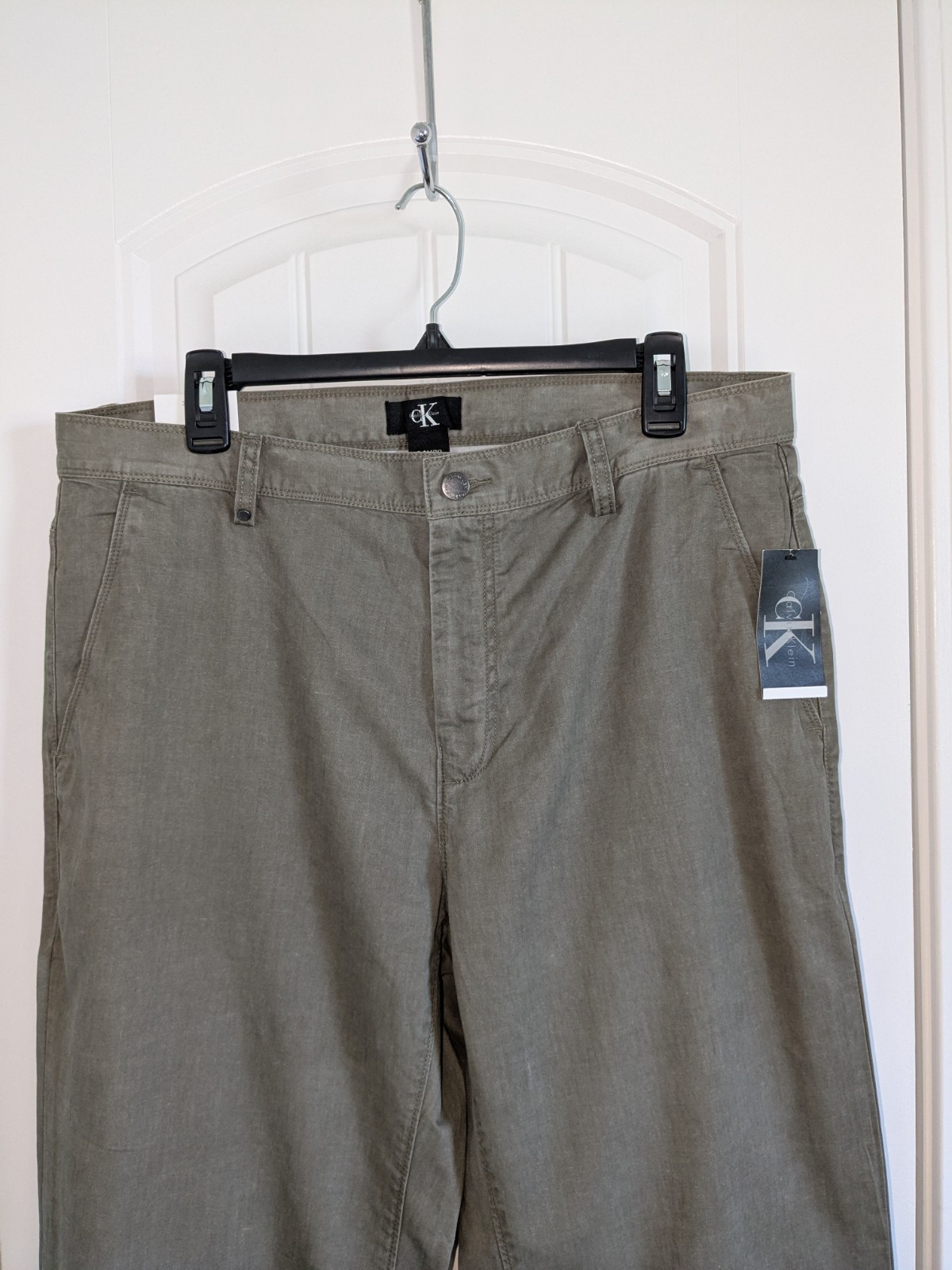Men’s Calvin Klein Lifestyle Cotton Pants Landscape Green NWT 34×30