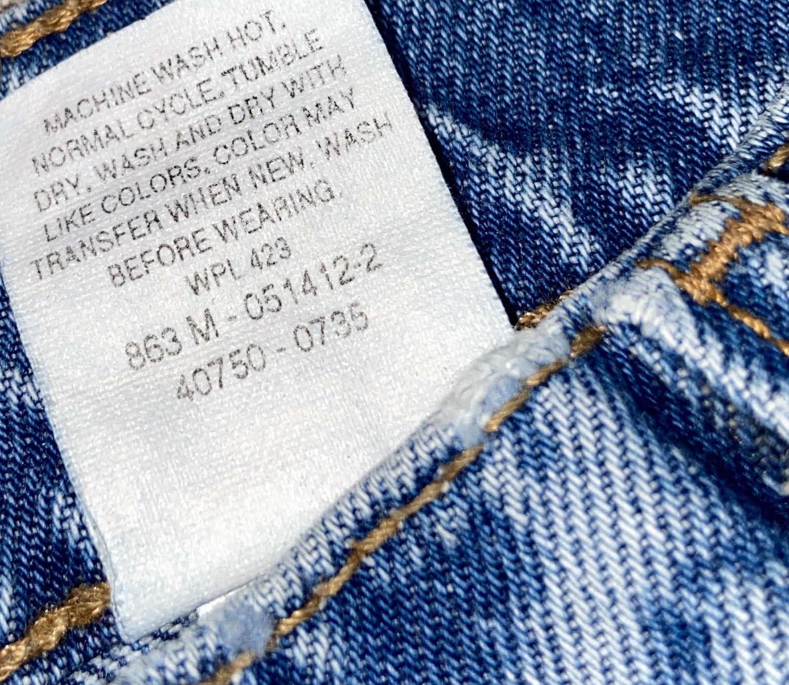 Vintage Levi’s 550 Orange Tab Student Fit Jeans 28×32 Made in Brazil