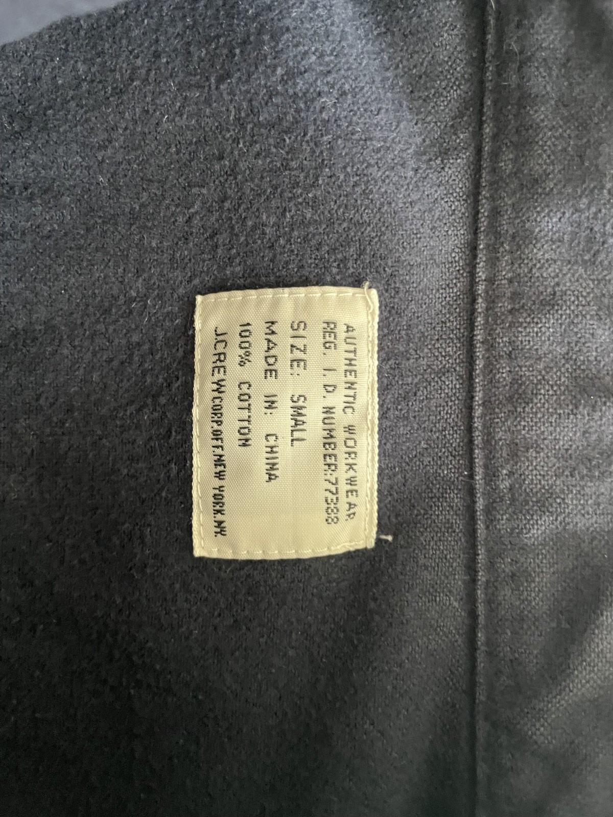 J. Crew Navy Blue Long Sleeve Chamois Shirt S