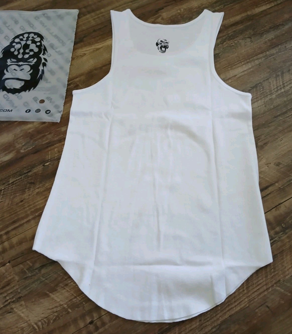Gorilla Mode Mind White Tank Top Shirt Size XL Extra Large NEW Bag Monster Beast