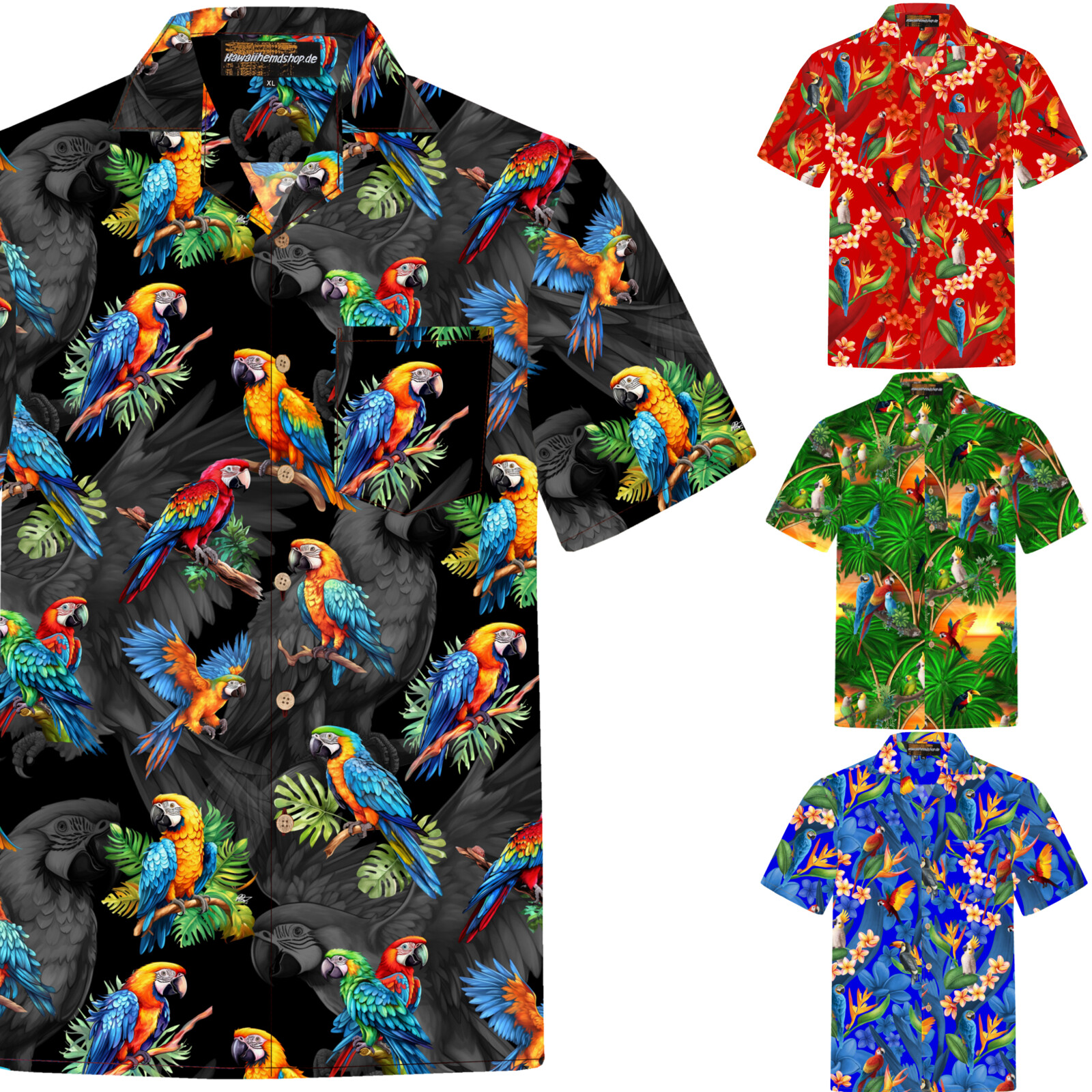 Herren Hawaii Hemd 100% Baumwolle S – 8XL Kurzarm Sommer Beach Hawaiian Shirt