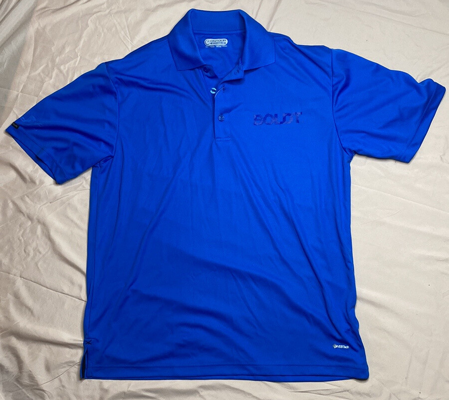 BNWT Boldt ontour webtech Blue polo shirt size Medium