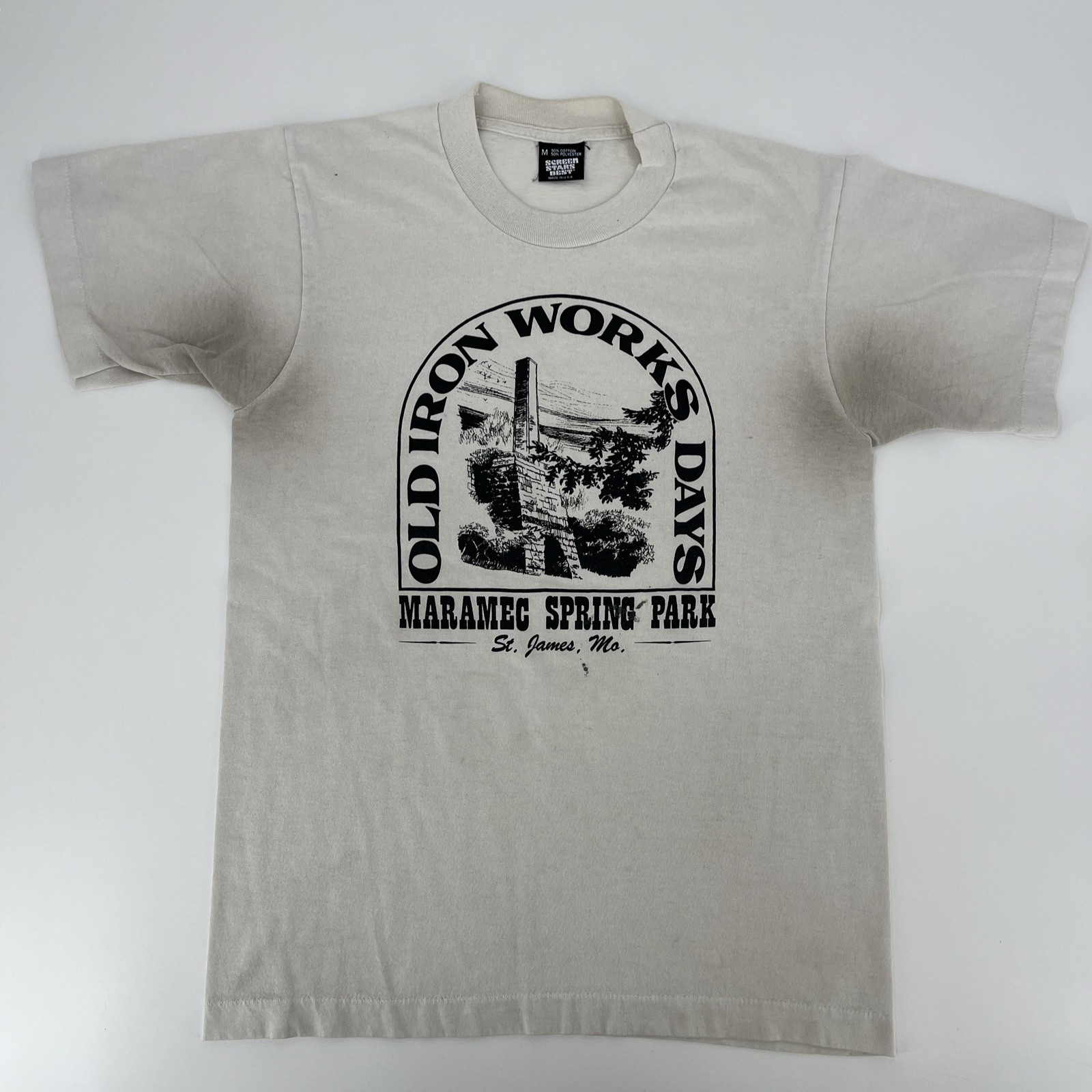 VTG Screen Stars USA Single Stitch T-Shirt – Meremac Spring Park Old Iron Works