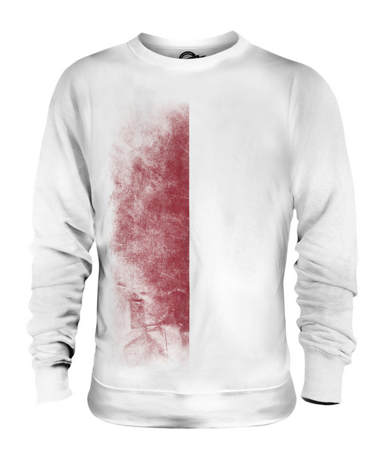 INDONESIA FADED FLAG UNISEX SWEATER TOP INDONESIAN SHIRT FOOTBALL JERSEY GIFT
