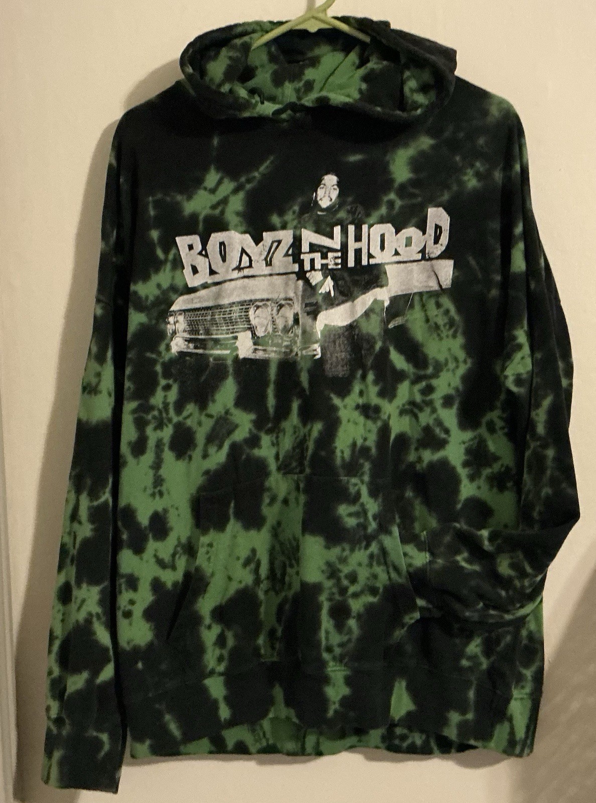 Philcos Boyz n the Hood Hoodie Large Oversized Bleach Wash Tie Dye Streetwear