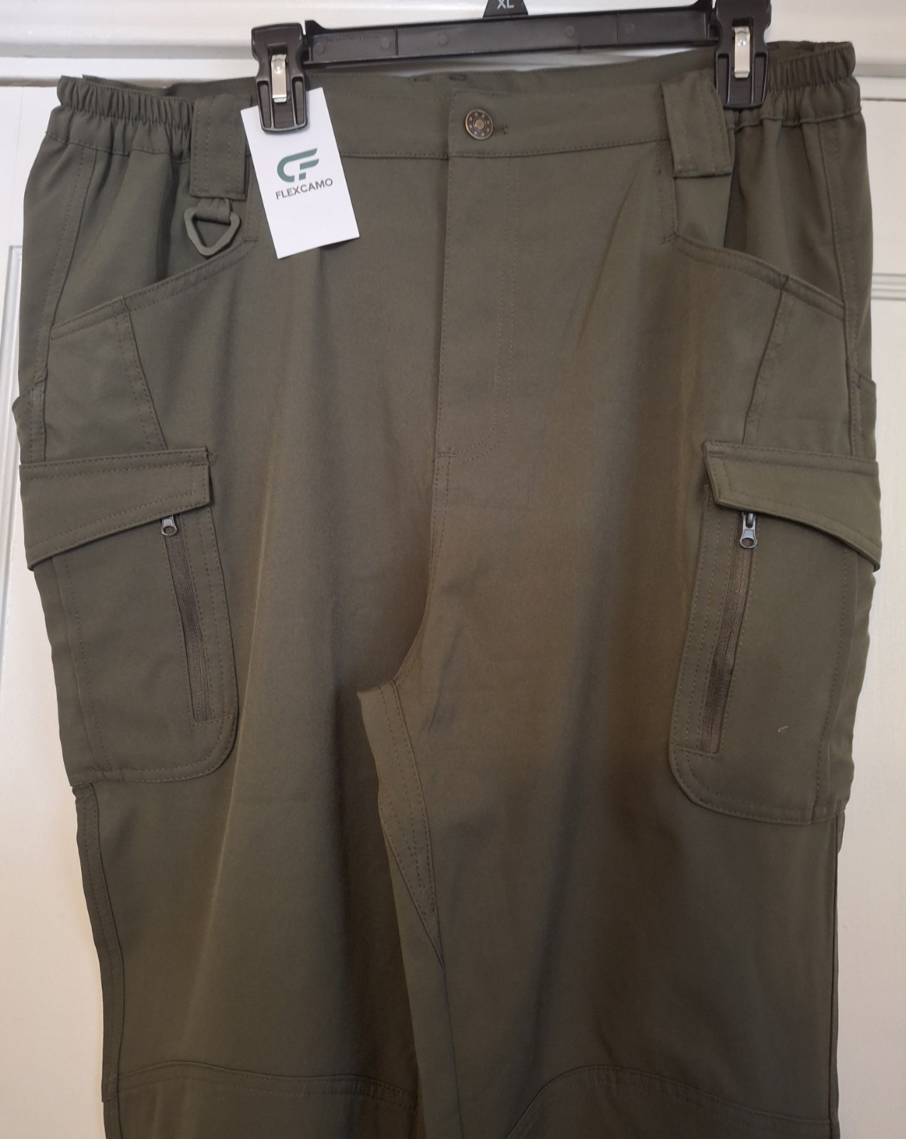 LikeNew FlexCamo-Tactical Waterproof Pants 36×34 Army Green Lightweight Comfort