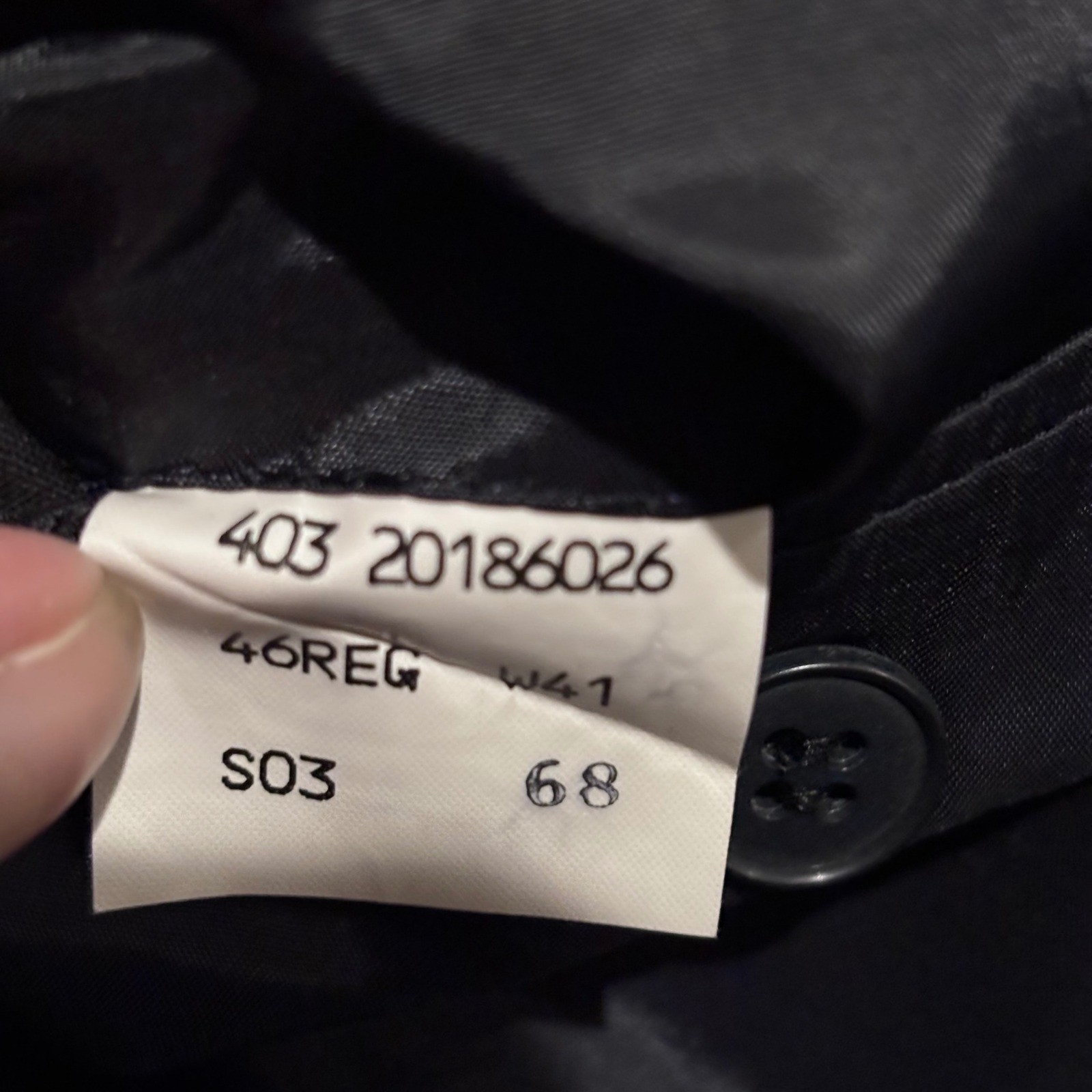 Brooks Brothers Blazer Mens 46R Black BrooksCool Two Button Suit Jacket Business