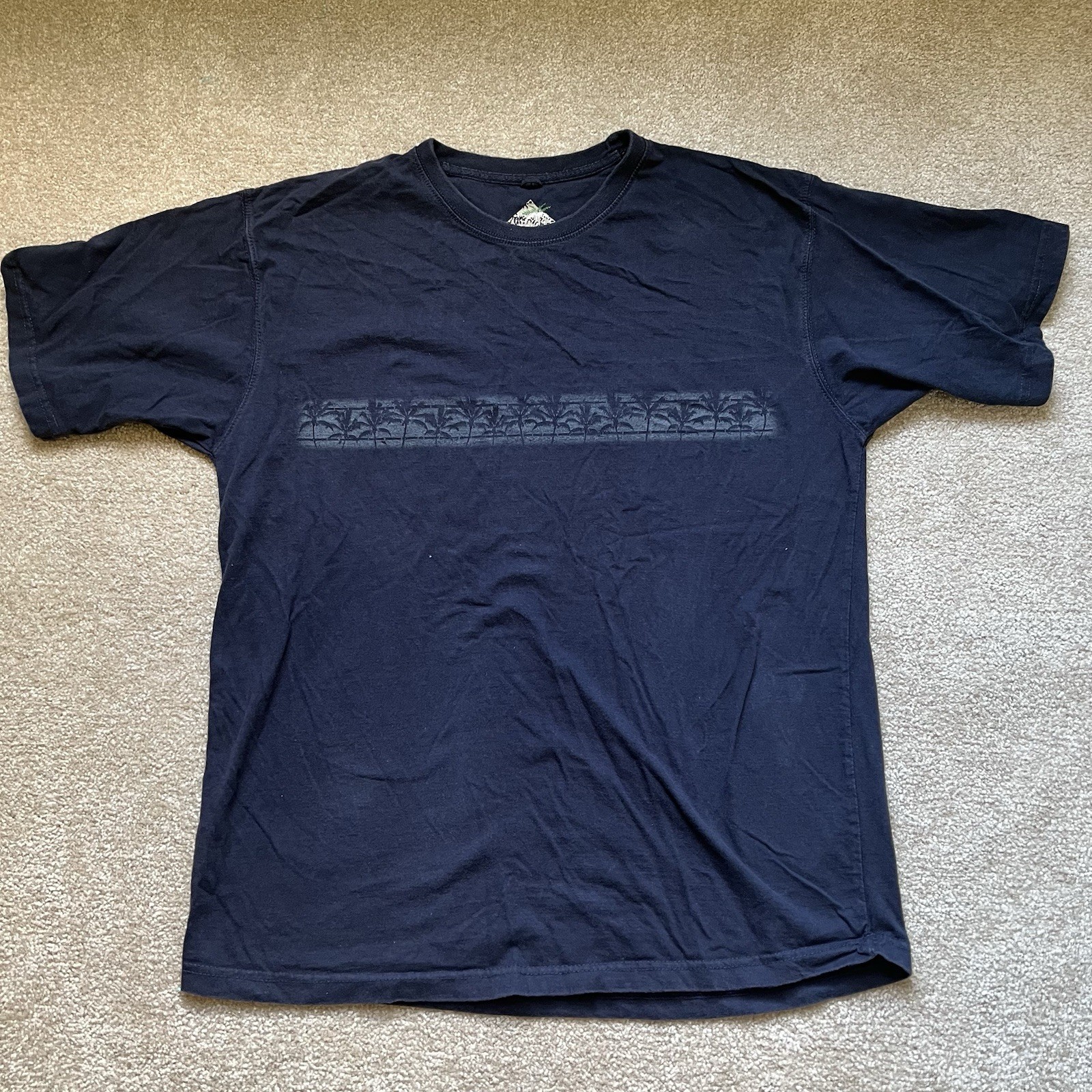 Newport Blue Y2K Vintage Skater Surfer Streetwear Graphic Print Front and Back