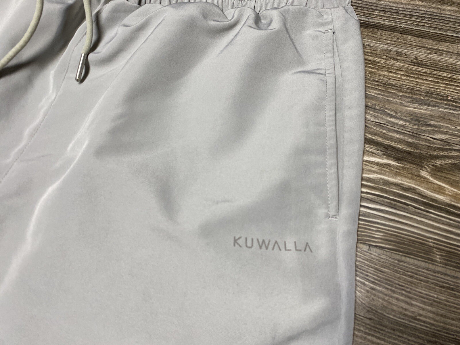 Kuwalla Athletic Joggers Pants Mens Small Charcoal Gray Windbreaker Activewear