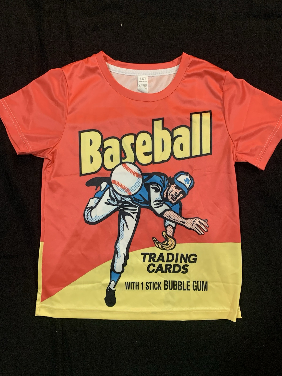 Topps Baseball Retro Shirt, Youth 5/6, 7/8, 9/10, 11/12. READ BELOW