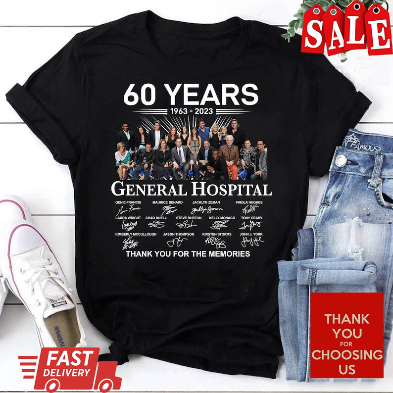 General Hospital 60 Years 1963 2023 Signatures Thank You For The Memories AH1085