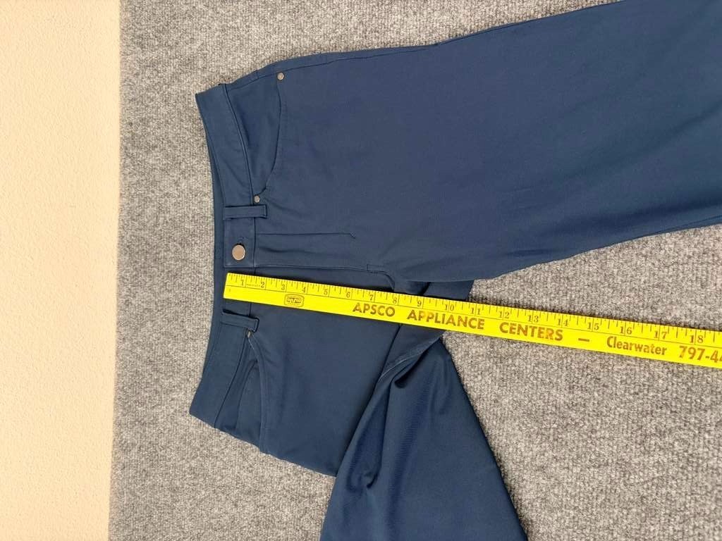 Lululemon ABC Slim-Fit 5 Pocket Pant Men’s Sz 28(30×32) Warpstreme Blue Business