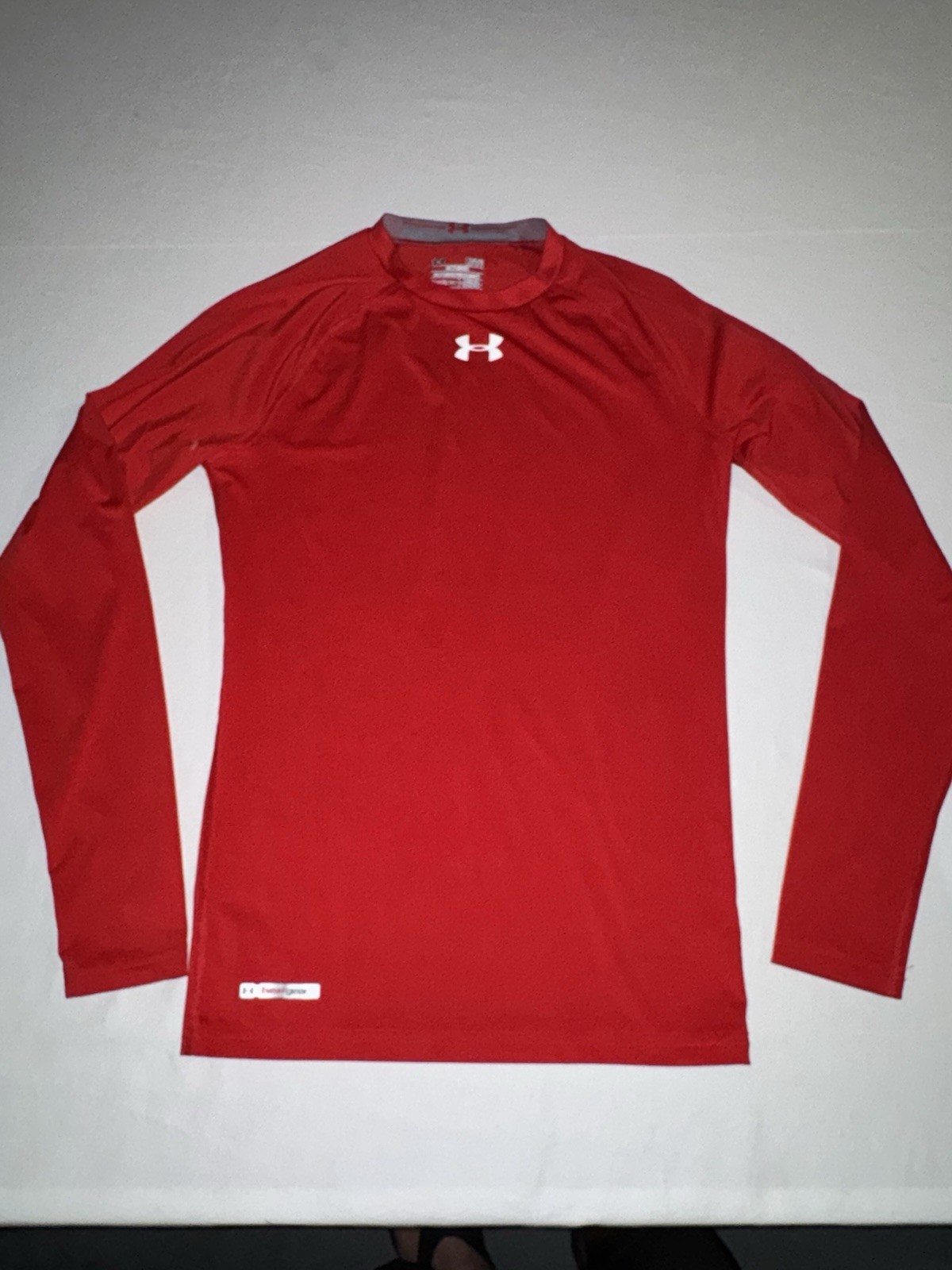 Under Armour HeatGear Compression Long Sleeve Shirt Red Mens Large NWOT!